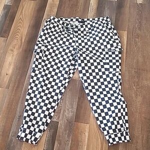 Almost famous pants, size 2x, checkered
